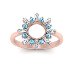 Load image into Gallery viewer, circle-baguette-promise-ring-with-blue-topaz-in-rose-gold-FD123751GICBLTO-NL-RG
