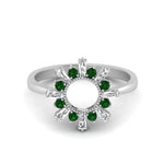Load image into Gallery viewer, circle-baguette-promise-ring-with-emerald-in-white-gold-FD123751GEMGR-NL-WG
