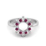 Load image into Gallery viewer, circle-baguette-promise-ring-with-pink-sapphire-in-white-gold-FD123751GSADRPI-NL-WG
