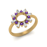 Load image into Gallery viewer, circle-baguette-promise-ring-with-purple-topaz-in-yellow-gold-FD123751GVITO-NL-YG
