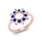 Load image into Gallery viewer, circle-baguette-promise-ring-with-sapphire-in-rose-gold-FD123751GSABL-NL-RG
