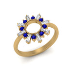 Load image into Gallery viewer, circle-baguette-promise-ring-with-sapphire-in-yellow-gold-FD123751GSABL-NL-YG
