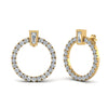 Load image into Gallery viewer, circle-stud-diamond-earring-in-yellow-gold-FDEAR9221-NL-YG