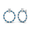 Load image into Gallery viewer, circle-stud-diamond-earring-with-blue-topaz-in-white-gold-FDEAR9221GICBLTO-NL-WG