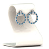 Load image into Gallery viewer, circle-stud-diamond-earring-with-blue-topaz-in-white-gold-FDEAR9221GICBLTO-NL-WG