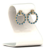Load image into Gallery viewer, circle-stud-diamond-earring-with-blue-topaz-in-yellow-gold-FDEAR9221GICBLTO-NL-YG