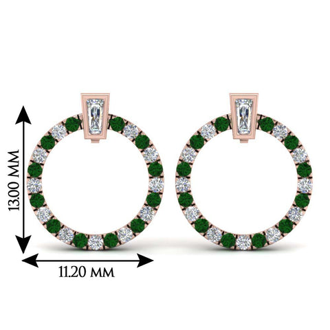 circle-stud-diamond-earring-with-emerald-in-rose-gold-FDEAR9221GEMGR-NL-RG