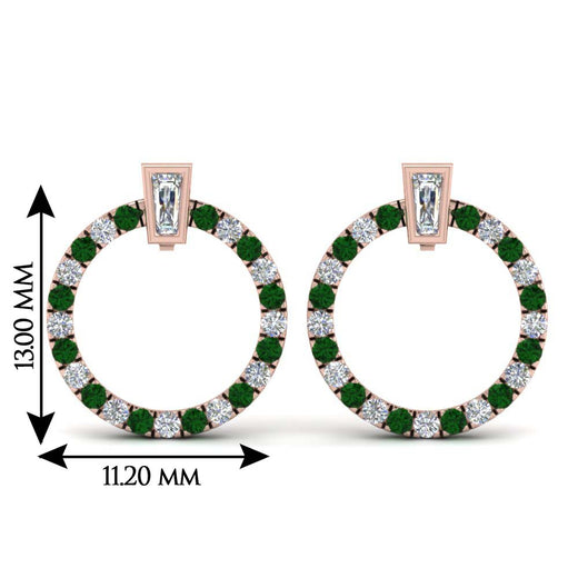 circle-stud-diamond-earring-with-emerald-in-rose-gold-FDEAR9221GEMGR-NL-RG