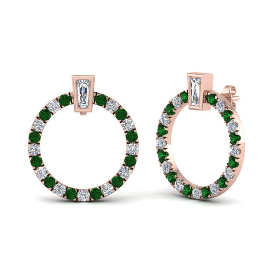 circle-stud-diamond-earring-with-emerald-in-rose-gold-FDEAR9221GEMGR-NL-RG
