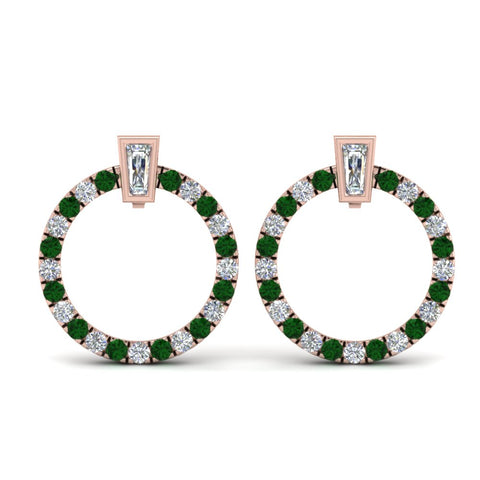 circle-stud-diamond-earring-with-emerald-in-rose-gold-FDEAR9221GEMGR-NL-RG
