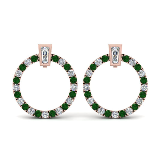 circle-stud-diamond-earring-with-emerald-in-rose-gold-FDEAR9221GEMGR-NL-RG