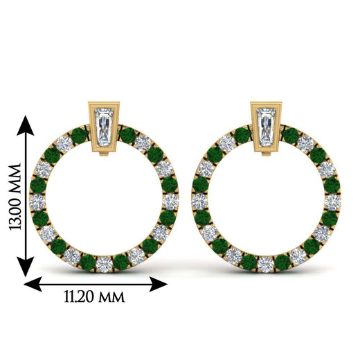 circle-stud-diamond-earring-with-emerald-in-yellow-gold-FDEAR9221GEMGR-NL-YG