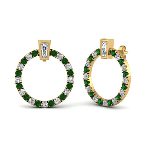 circle-stud-diamond-earring-with-emerald-in-yellow-gold-FDEAR9221GEMGR-NL-YG