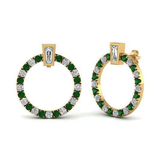 circle-stud-diamond-earring-with-emerald-in-yellow-gold-FDEAR9221GEMGR-NL-YG