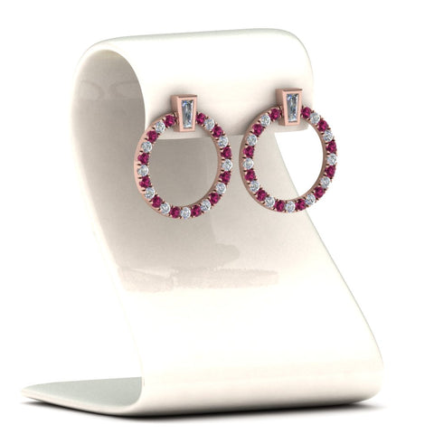 circle-stud-diamond-earring-with-pink-sapphire-in-rose-gold-FDEAR9221GSADRPI-NL-RG
