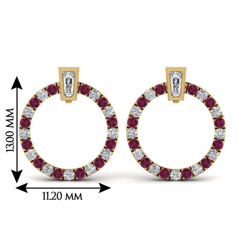 circle-stud-diamond-earring-with-pink-sapphire-in-yellow-gold-FDEAR9221GSADRPI-NL-YG