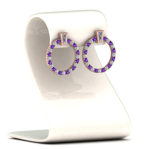 circle-stud-diamond-earring-with-purple-topaz-in-rose-gold-FDEAR9221GVITO-NL-RG