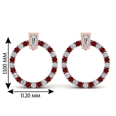 circle-stud-diamond-earring-with-ruby-in-rose-gold-FDEAR9221GRUDR-NL-RG