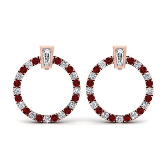 circle-stud-diamond-earring-with-ruby-in-rose-gold-FDEAR9221GRUDR-NL-RG