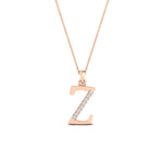 Load image into Gallery viewer, classic-alphabet-z-gold-necklace-in-FDPD11292Z-NL-RG
