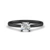 Load image into Gallery viewer, Asscher Cut 4 Prong Classic Solitaire Ring