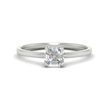 Load image into Gallery viewer, Asscher Cut 4 Prong Classic Solitaire Ring
