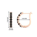 Load image into Gallery viewer, classic-black-diamond-huggie-hoop-earrings-in-rose-gold-FDEAR11246GBLACKANGLE1-NL-RG_1080x1080_1c884073-0f9b-43bc-bd4e-7d7475ac0acf
