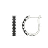 Load image into Gallery viewer, classic-black-diamond-huggie-hoop-earrings-in-white-gold-FDEAR11246GBLACK-NL-WG