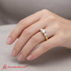Load image into Gallery viewer, classic-cushion-cut-3-stone-engagement-ring-in-14K-yellow-gold-FD8035