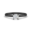 Load image into Gallery viewer, Cushion Cut 4 Prong Classic Solitaire Ring
