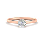 Load image into Gallery viewer, Cushion Cut 4 Prong Classic Solitaire Ring
