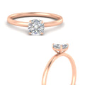 Thumbnail 12 - Cushion Cut 4 Prong Classic Solitaire Ring