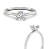 Load image into Gallery viewer, Cushion Cut 4 Prong Classic Solitaire Ring
