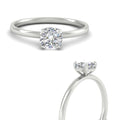 Thumbnail 8 - Cushion Cut 4 Prong Classic Solitaire Ring