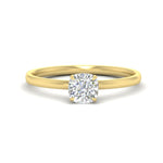 Load image into Gallery viewer, Cushion Cut 4 Prong Classic Solitaire Ring
