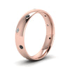 Load image into Gallery viewer, classic-dome-comfort-fit-wedding-ring-for-men-with-black-diamond-in-14k-rose-gold-fd1092bgblack-nl-rg