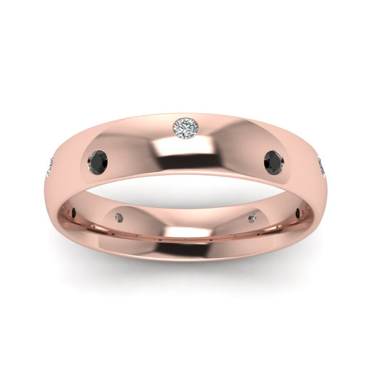 classic-dome-comfort-fit-wedding-ring-for-men-with-black-diamond-in-14k-rose-gold-fd1092bgblack-nl-rg