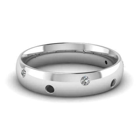 classic-dome-comfort-fit-wedding-ring-for-men-with-black-diamond-in-14k-white-gold-fd1092bgblack-nl-wg