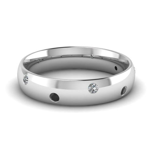 classic-dome-comfort-fit-wedding-ring-for-men-with-black-diamond-in-14k-white-gold-fd1092bgblack-nl-wg