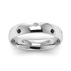 Load image into Gallery viewer, classic-dome-comfort-fit-wedding-ring-for-men-with-black-diamond-in-14k-white-gold-fd1092bgblack-nl-wg
