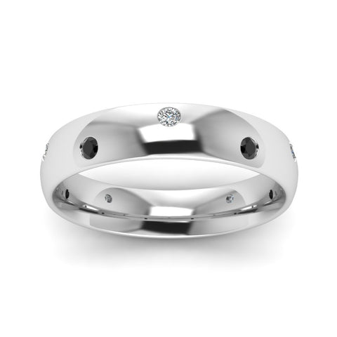 classic-dome-comfort-fit-wedding-ring-for-men-with-black-diamond-in-14k-white-gold-fd1092bgblack-nl-wg