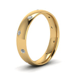 Load image into Gallery viewer, classic-dome-diamond-comfort-fit-wedding-ring-for-men-in-14k-yellow-gold-fd1092b-nl-yg
