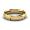 Load image into Gallery viewer, classic-dome-diamond-comfort-fit-wedding-ring-for-men-with-ice-blue-topaz-in-14k-yellow-gold-fd1092bgicblto-nl-yg