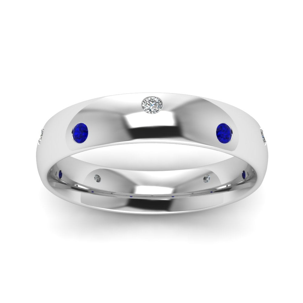classic-dome-diamond-comfort-fit-wedding-ring-for-men-with-blue-sapphire-in-14k-white-gold-fd1092bgsabl-nl-wg