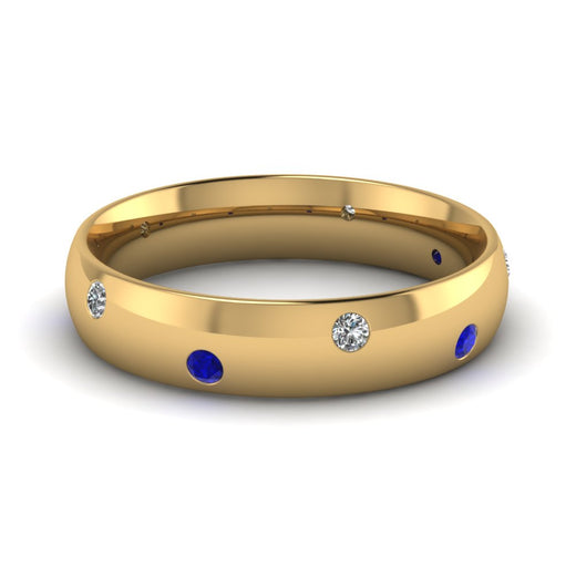 classic-dome-diamond-comfort-fit-wedding-ring-for-men-with-blue-sapphire-in-14k-yellow-gold-fd1092bgsabl-nl-yg