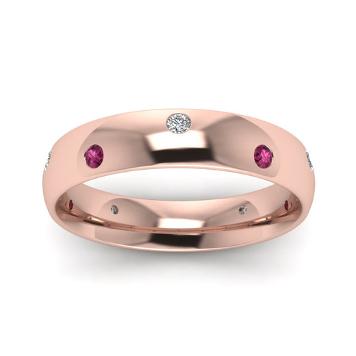 classic-dome-diamond-comfort-fit-wedding-ring-for-men-with-pink-sapphire-in-14k-rose-gold-fd1092bgsadrpi-nl-rg