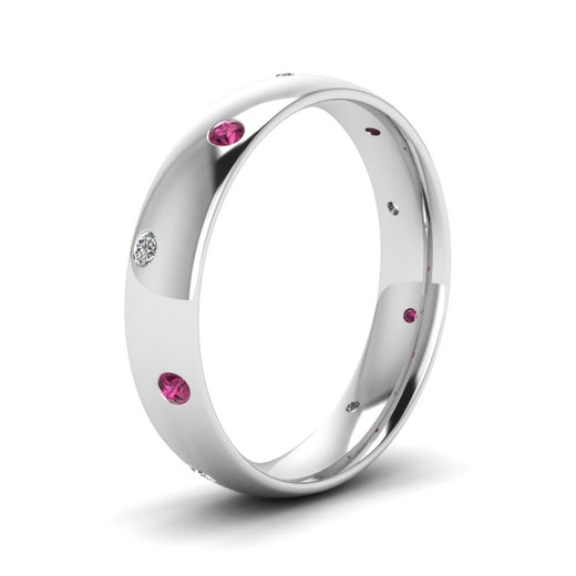 classic-dome-diamond-comfort-fit-wedding-ring-for-men-with-pink-sapphire-in-14k-white-gold-fd1092bgsadrpi-nl-wg