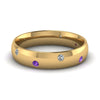 Load image into Gallery viewer, classic-dome-diamond-comfort-fit-wedding-ring-for-men-with-violac-topaz-in-14k-yellow-gold-fd1092bgvito-nl-yg