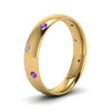 Load image into Gallery viewer, classic-dome-diamond-comfort-fit-wedding-ring-for-men-with-violac-topaz-in-14k-yellow-gold-fd1092bgvito-nl-yg