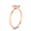 Load image into Gallery viewer, Emerald Cut 4 Prong Classic Solitaire Ring